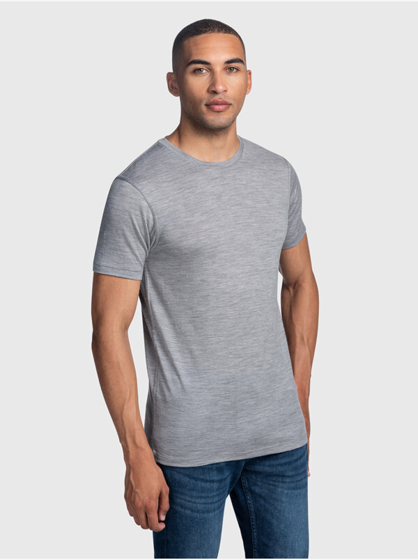 Rome T-shirt, Grey melange