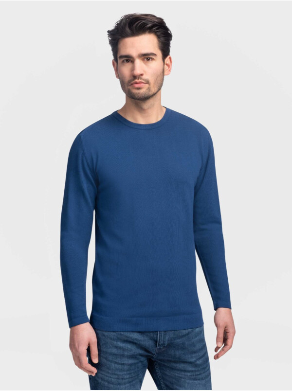 Perugia Premium Langarmshirt, Estate blue