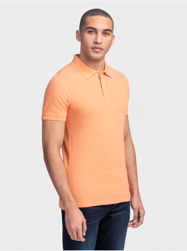Marbella Poloshirt, Frisches Orange