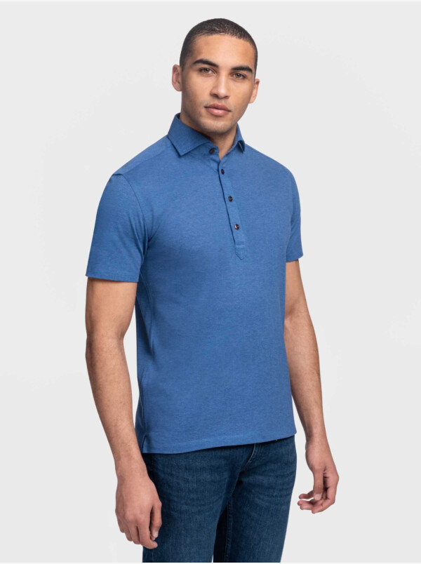 Lagos Poloshirt, Jeans blue melange