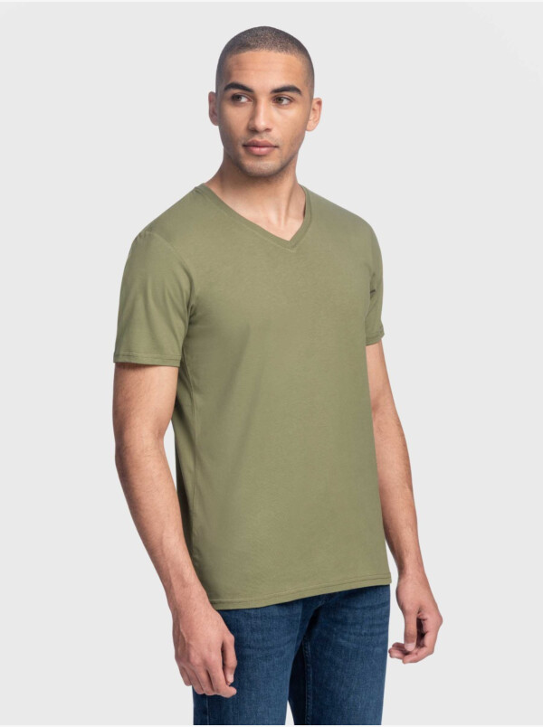 New York T-shirt, 1er Pack Olivgrün