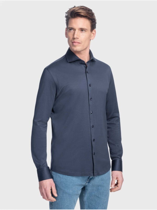 Bergamo Jersey Shirt, Stone blue