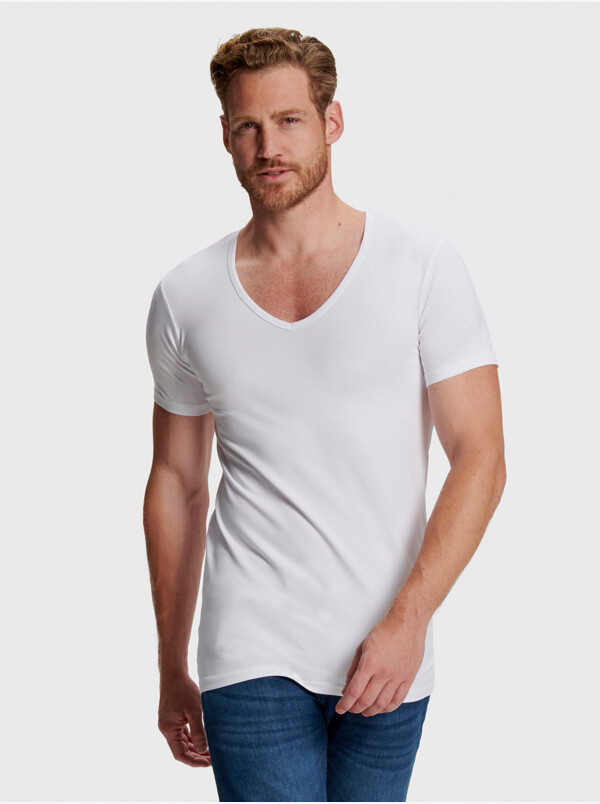 Hong Kong T-Shirt, 2er-Pack Weiß