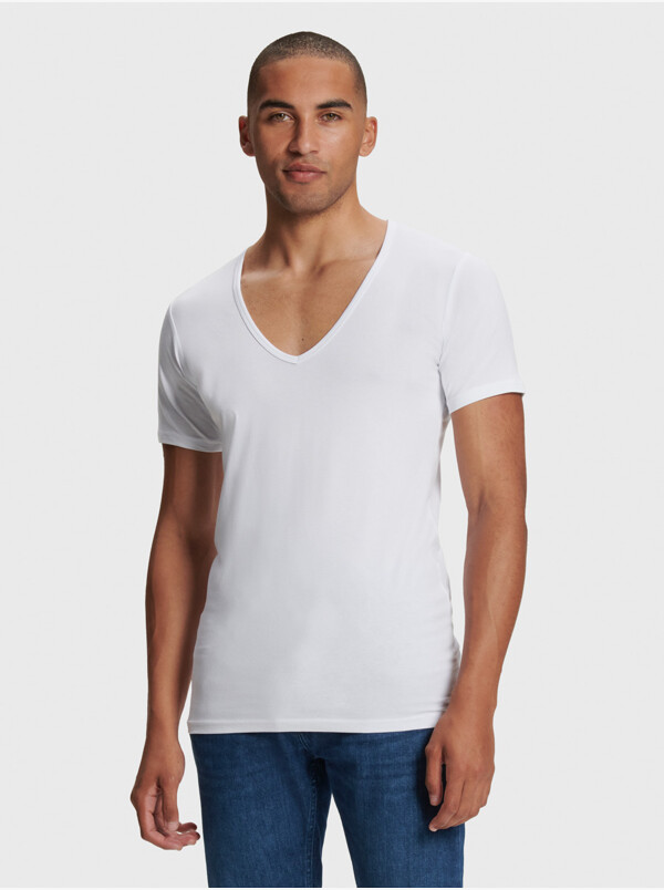 Milano T-Shirt, 2er-Pack Weiß