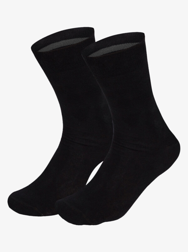 Black long seamless Girav Oxford comfortable socks for men