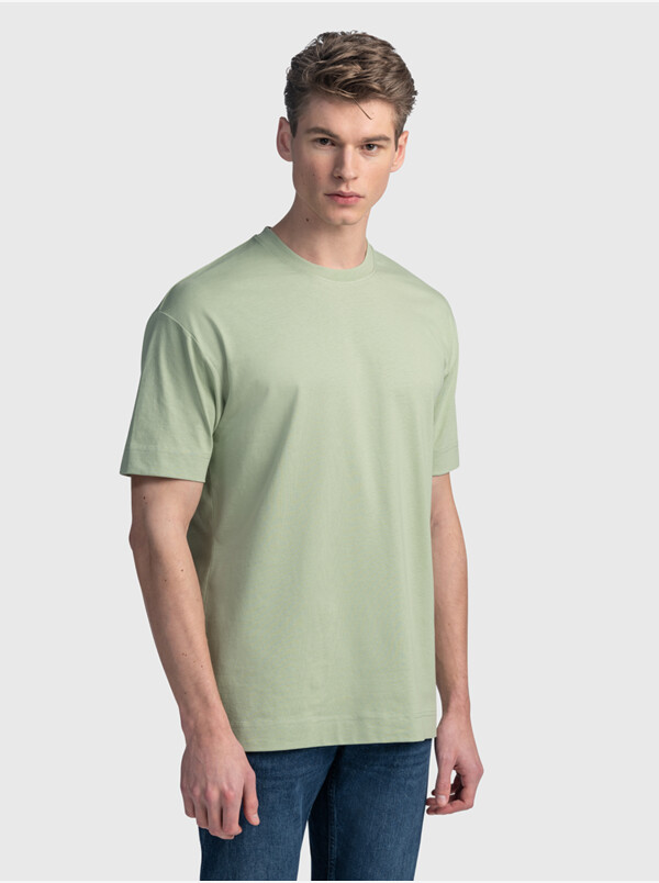 Ohio oversized T-Shirt, Hellgrün