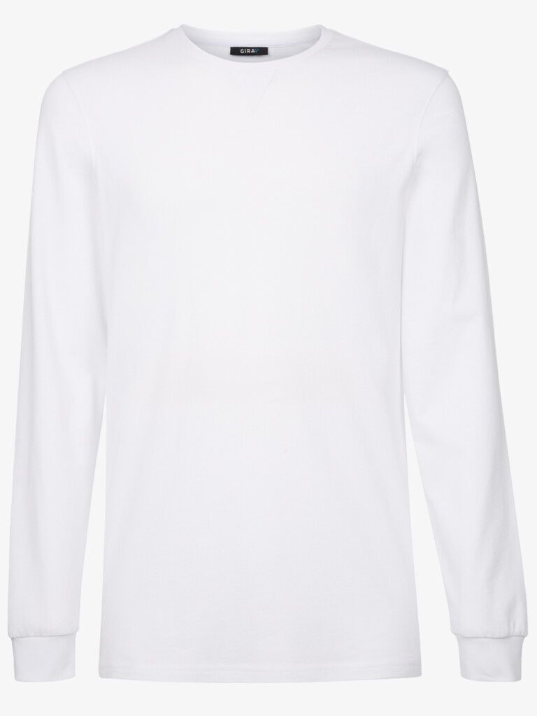 lang für - T-Shirt, Longsleeve Toronto Girav extra Herren, Weiß